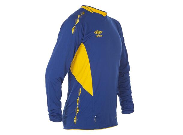 UMBRO UX-1 Jersey LS jr Blå/Gul 128 Flott langermet spillertrøye 